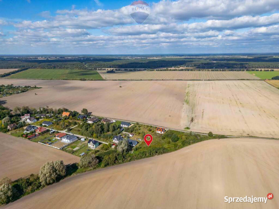 Działka budowlana koło Poznania jezioro i las 43m wielkopolskie Uzarzewo