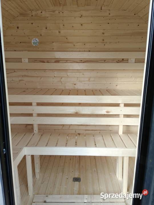 SAUNA OGRODOWA BECZKA QUADRO 235 ZŁOŻONA PIEC Warszawa