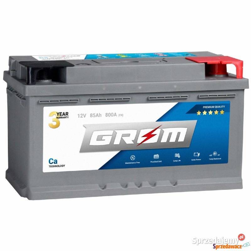 Akumulator Grom Premium 85Ah 800A En osobowe Suwałki