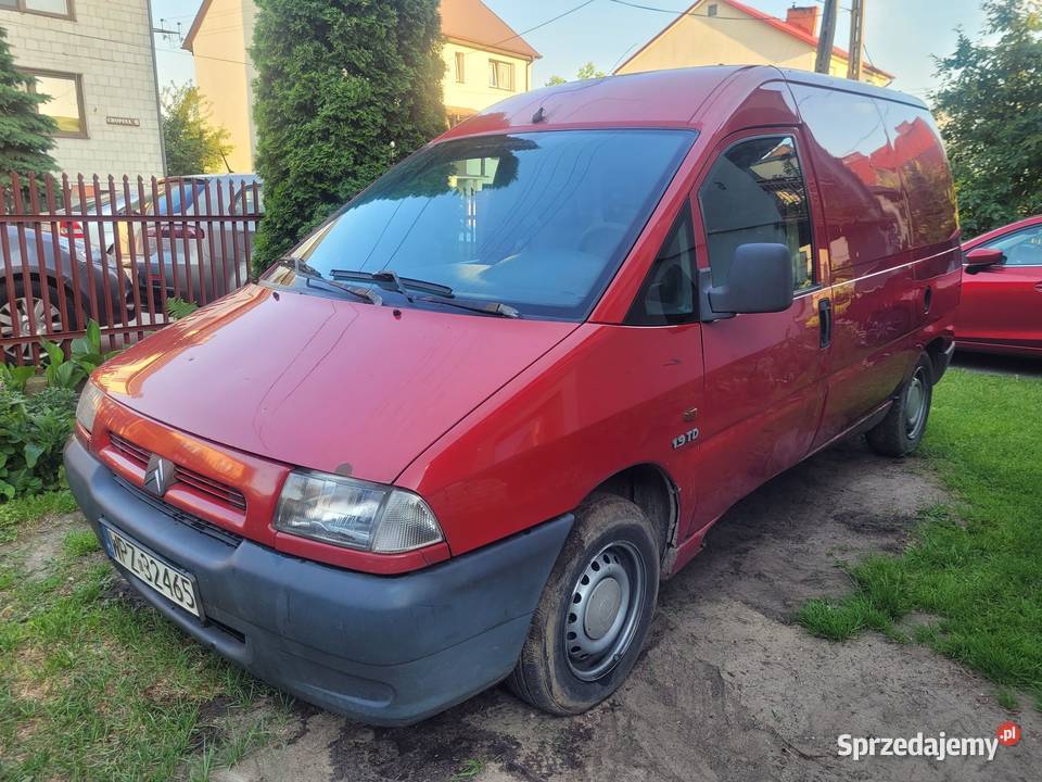 Citroen Jumpy 19D 69 2000r 3 osobowy hak mazowieckie Ostrołęka sprzedam