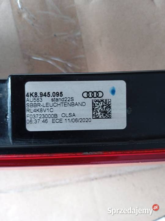 Audi RS7 C8 Lampy tylnej klapy bagażnika opolskie