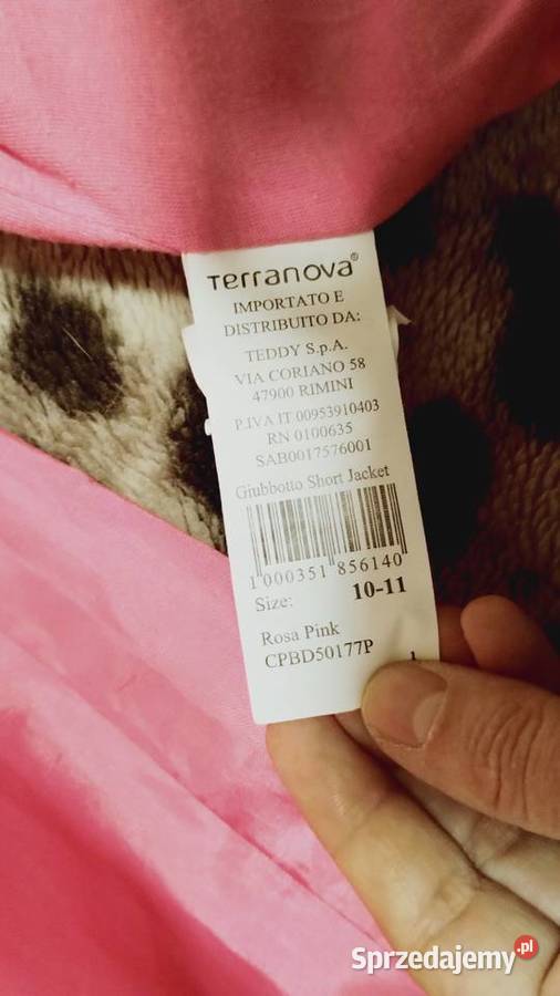 kurtka dziewczęca różowa rozmiar 140146 Poznań