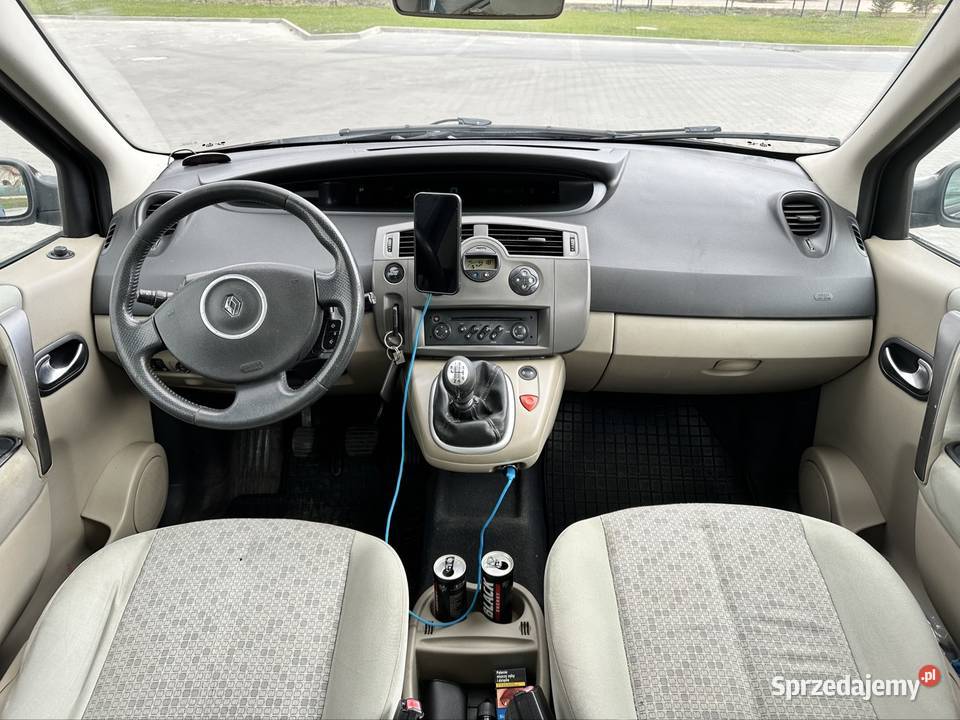 Renault Scenic II Lift 16 LPG nieuszkodzony Warszawa