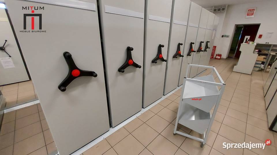 Regały przesuwne projektowanie dostawa i montaż Świętochłowice sprzedam