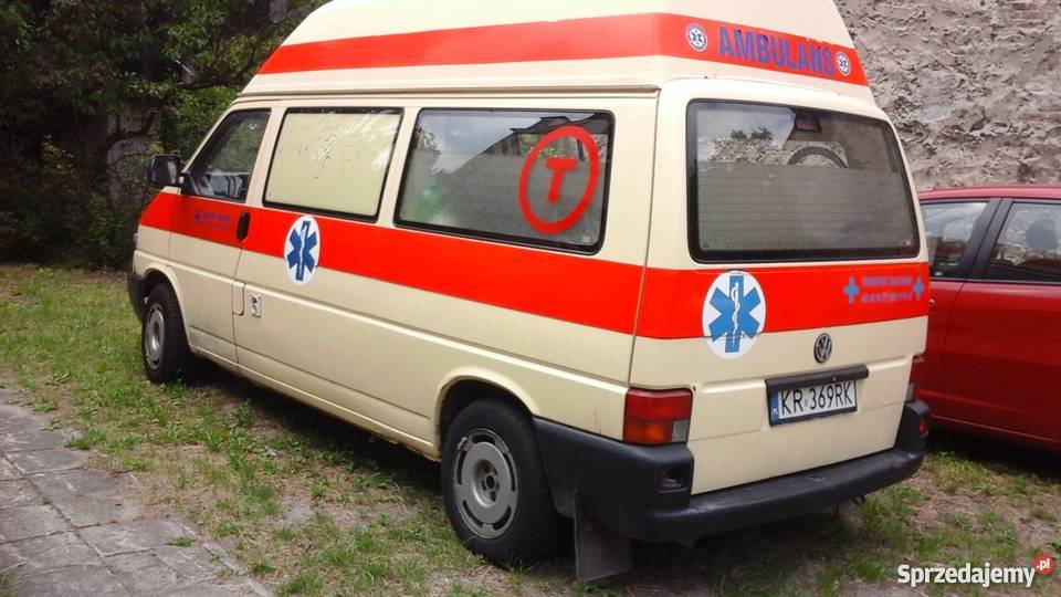 Vw t4 2.5 benzyna automat ambulans karetka Kraków