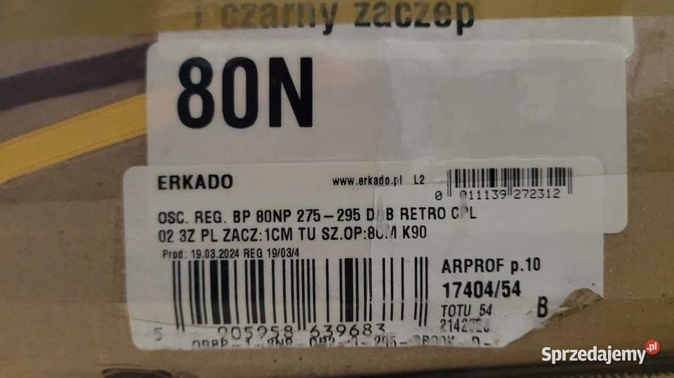 Ościeżnica Erkado Baldur 1 Dąb Retro CPL 2 łódzkie Łódź sprzedam