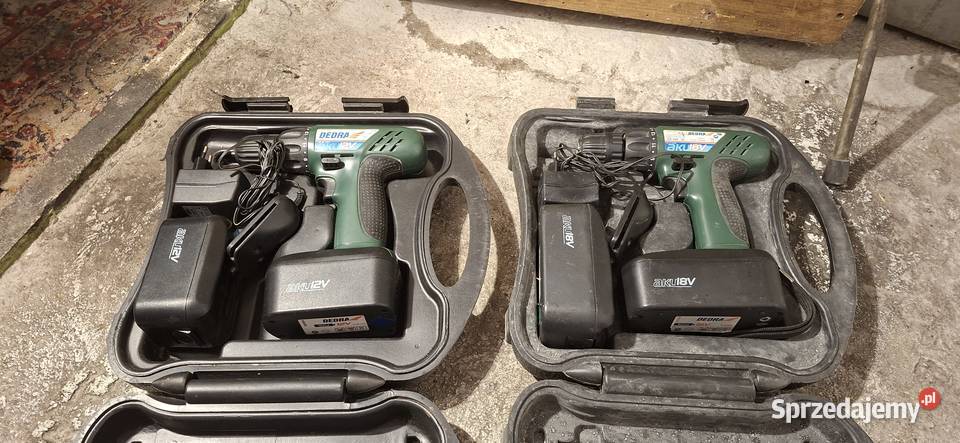 2 Wkrętarki DEDRA 12V i 18V komplet Zielona Góra