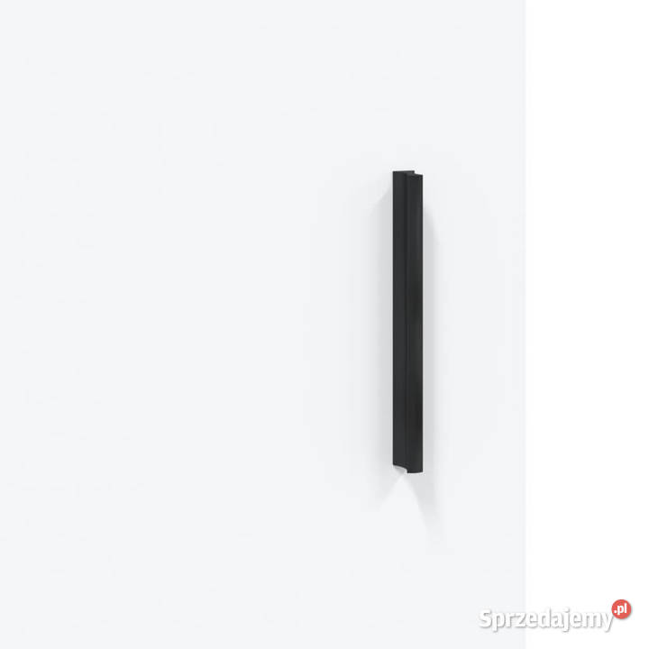 Wysoka szafka biała 345x34x180 materiał