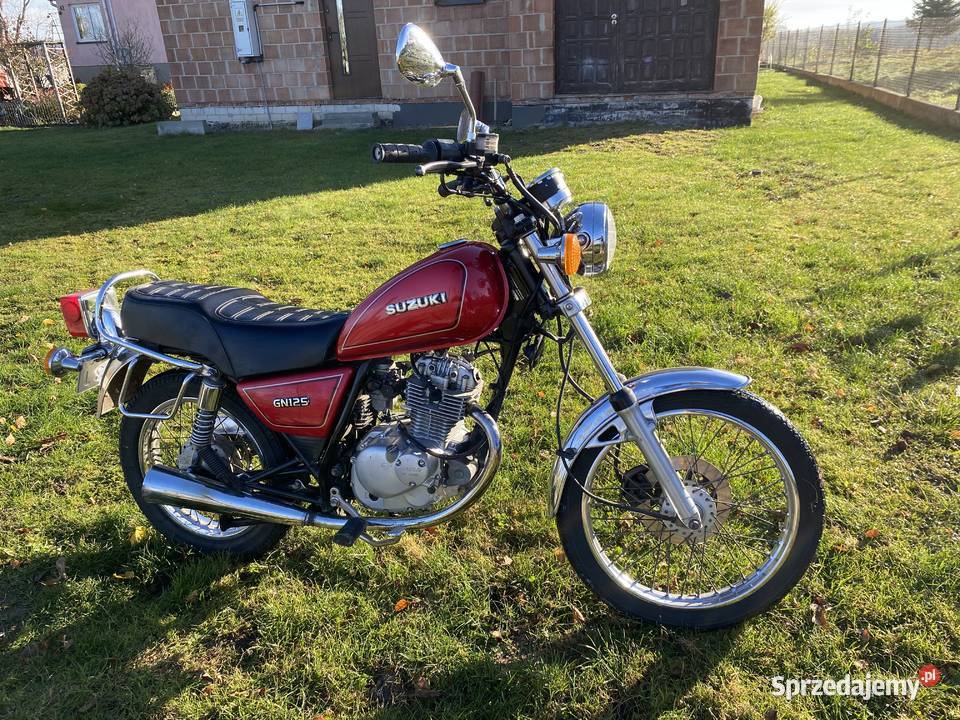 Motocykl Suzuki gn 125 1997 kat b nieuszkodzony Suzuki podkarpackie Roźwienica