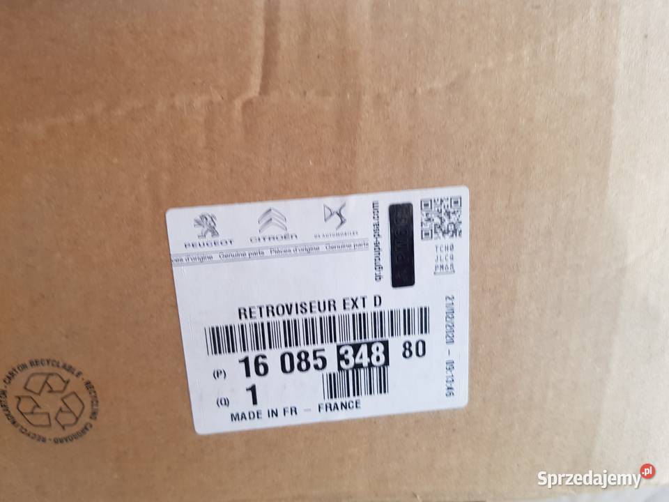 Lusterko elektryczne prawe nowe citroen c4 Ds4 lusterka zewnętrzne Ostrowce