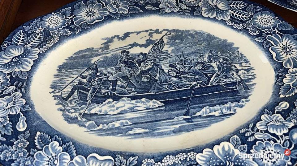 Patera owalna Półmisek Historic Colonial pomorskie