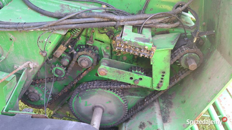 Prasa John Deere 592 siatka niski przebieg Rolujące (belujące) Ldzań