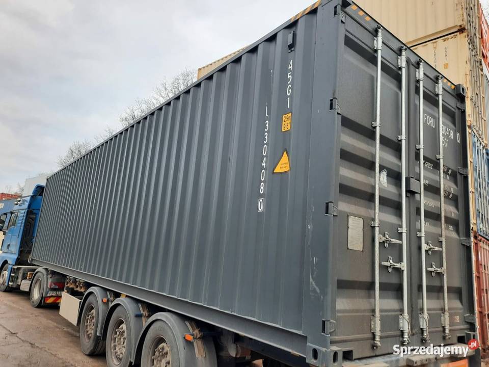 Kontener magazynowy morski 2025r 40HC RAL7016