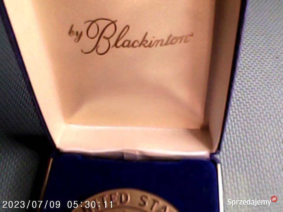 Piekny stary medal National Rifle Association of Warszawa sprzedam