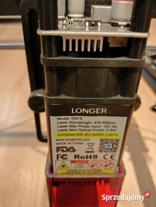 Grawerka laserowa Longer Ray 5w