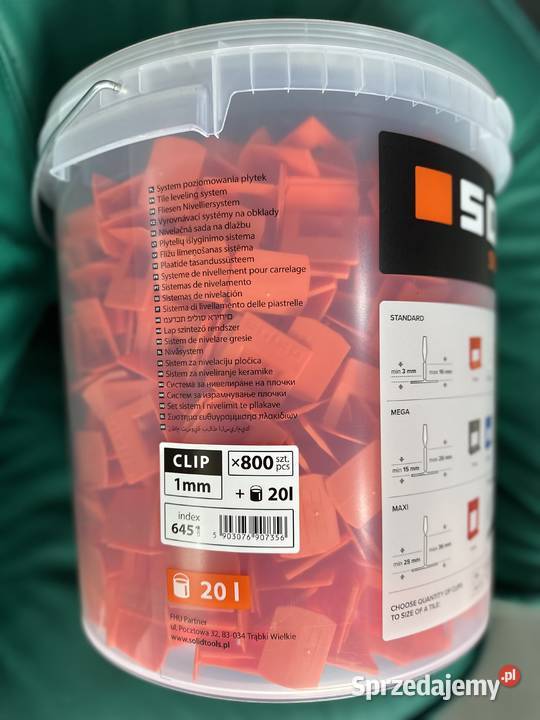 System poziomowania płytek 800 1mm