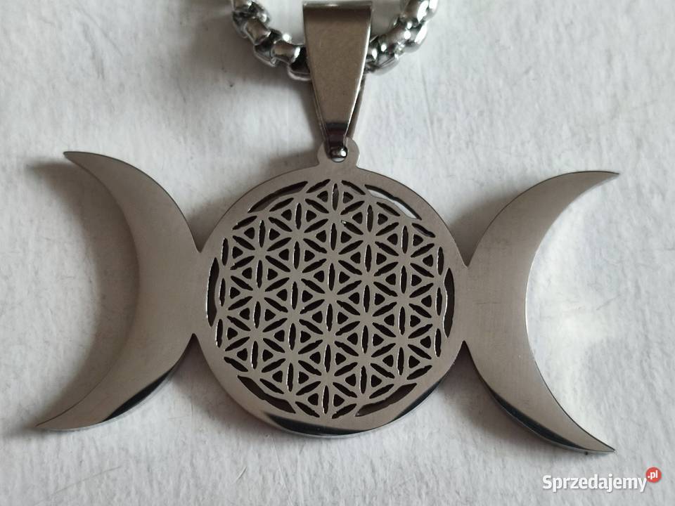 Nowy piękny naszyjnik Aa posrebrzane Kraków