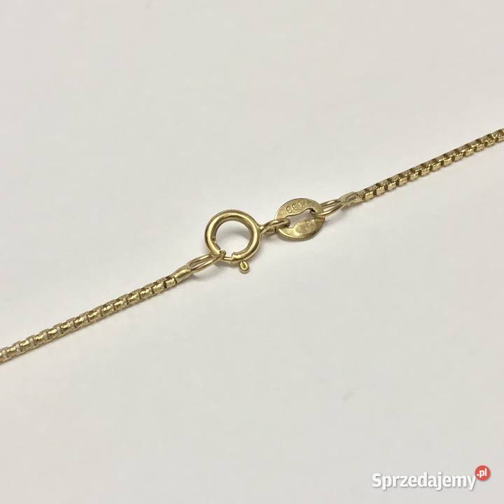Złoty ŁAŃCUSZEK na KOMUNIĘ ŚWIETĄ 8K ŻMIJKA 45 mazowieckie