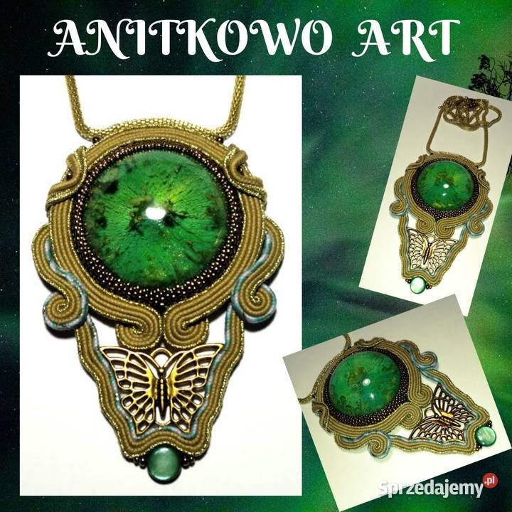 WISIOR Z DUŻĄ ŻYWICĄ I MOTYLEM SUTASZ Warszawa sprzedam