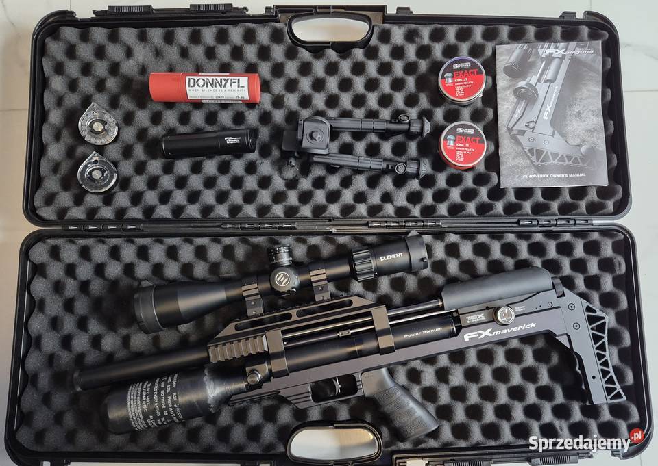 Sprzedam zestaw Wiatrówka PCP FX Maverick Białystok