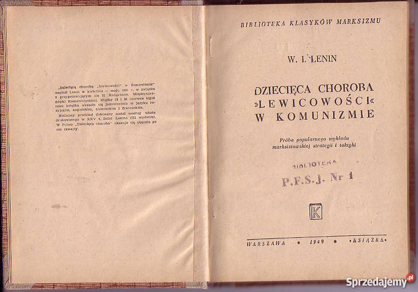 6664 DZIECIĘCA CHOROBA LEWICOWOŚCI W KOMUNIZMIE Czyrna