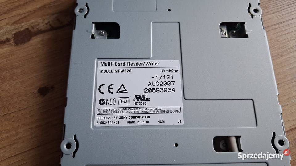 Czytnik kart pamięci wewnętrzny Sony MRW620 Leszno