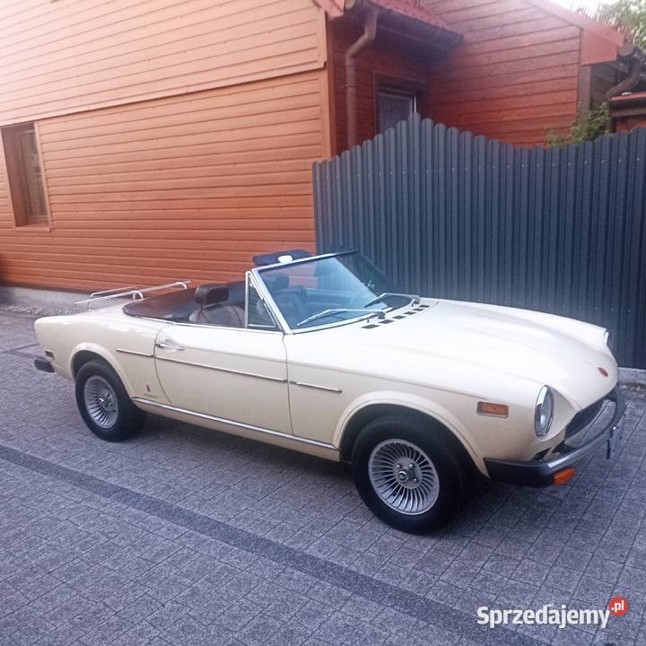 1977 Fiat Spider Abarth Kabriolet BEZ RDZY Białystok sprzedam