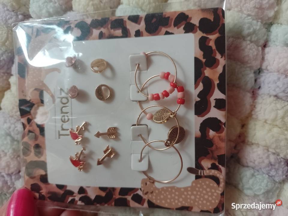 Zestaw 6 par kolczyków 6 x Kolczyki z Londynu Kraków