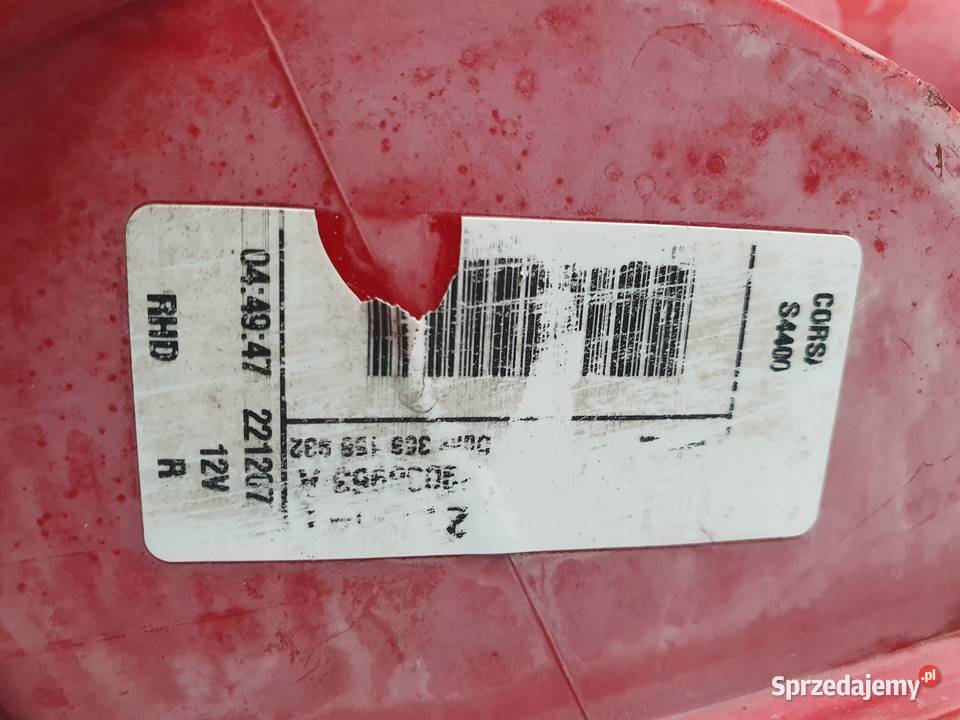 LAMPA PRAWA Opel Corsa D 3 drzwi TYLNA prawy tył Rudka sprzedam