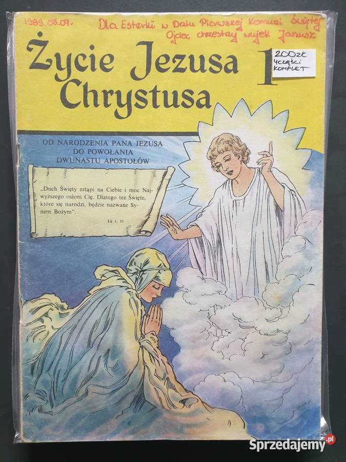 Życie Jezusa Chrystusa Nowy Testament 4 komiksy Gdynia sprzedam