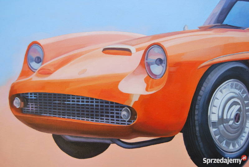 Syrena Sport sprzedam obraz olejny Łódź