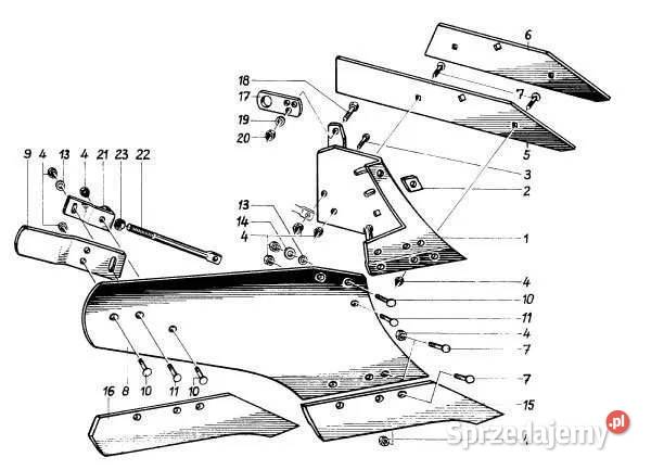 Odkładnia pasująca do pługa Niemeyer NH3NH4 lubuskie