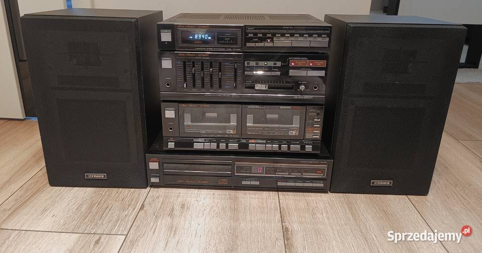 Wieża Vintage Hifi Fisher 5 elementów warta sprzedam