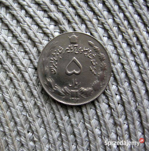 Iran 5 Riali 1974r Reza Pahlawi Kalisz