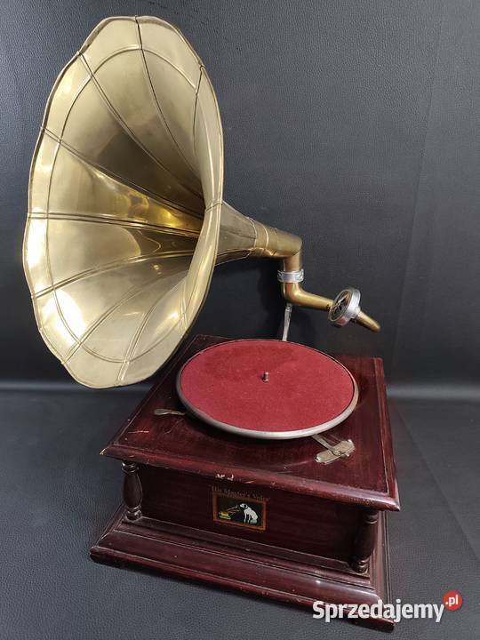 Gramofon Patefon Drewniany łódzkie Poddębice