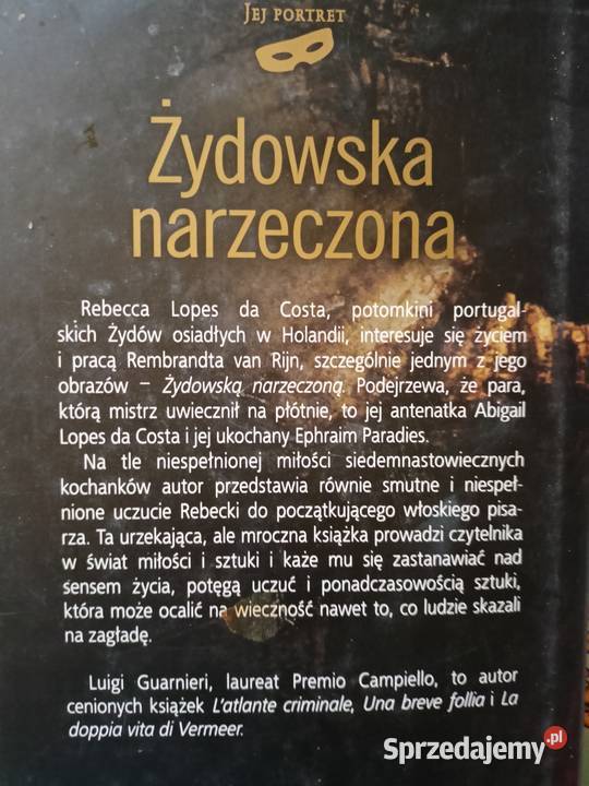 Żydowska narzeczona Guarnieri książki outlet Warszawa