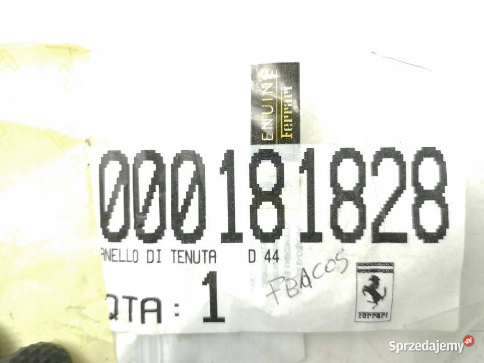 USZCZELNIACZ DOCISKU SPRZĘGŁA FERRARI ENZO F430 sprzedam