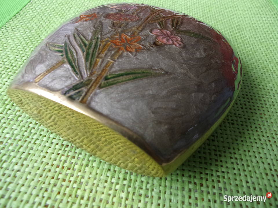 Mosiężny wazonik ręcznie robion nie powtarzalny Warszawa