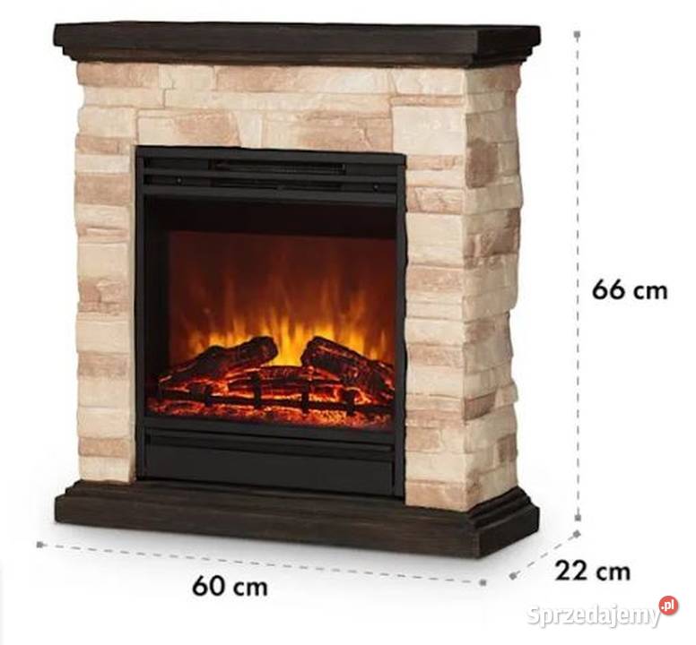 Piekny nowy kominek LED ogień prawdziwy 30 ceny dolnośląskie Wrocław