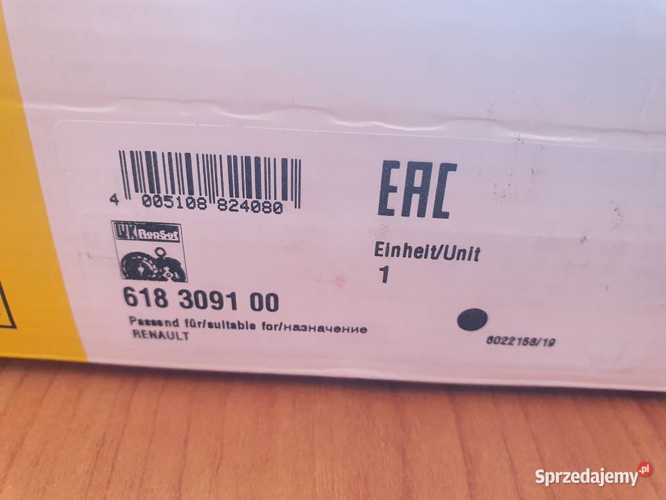 Zestaw sprzęgła łożysko oporowe Luk 618309100 Renault, Dacia Warszawa ...