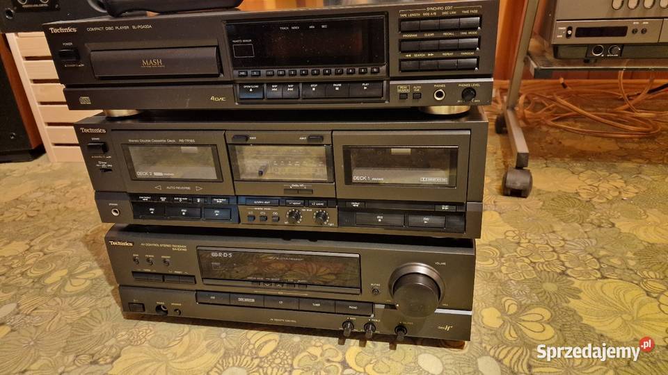 Technics Odtwarzacz CD Magnetofon Amplituner Świątniki Dolne
