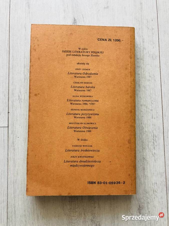 Książka Literatura pozytywizmu Henryk Markiewicz miękka Łódź