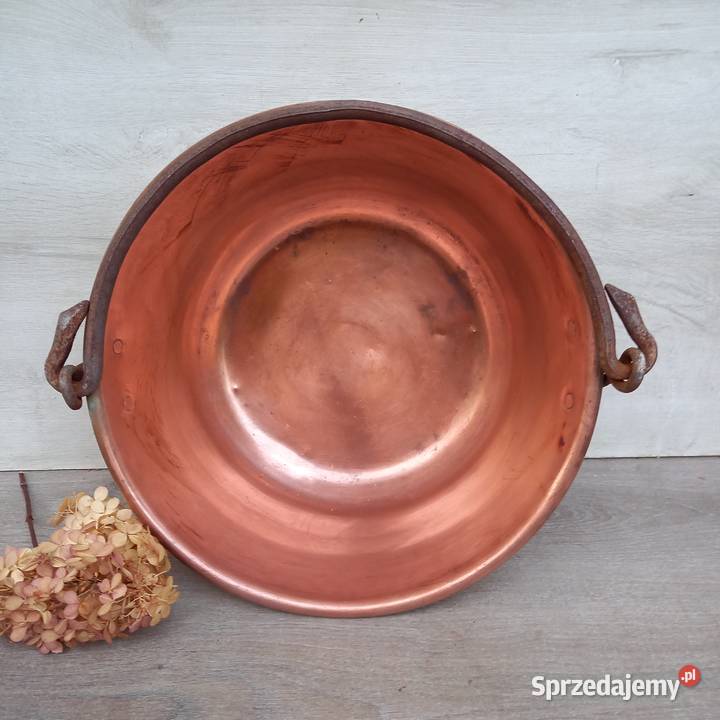Miedziany kocioł miedziany kociołek poj 12 Warszawa