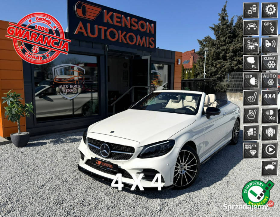 Mercedes C 300 AMG Podgrzewane wentylowane aluminiowe felgi Bydgoszcz