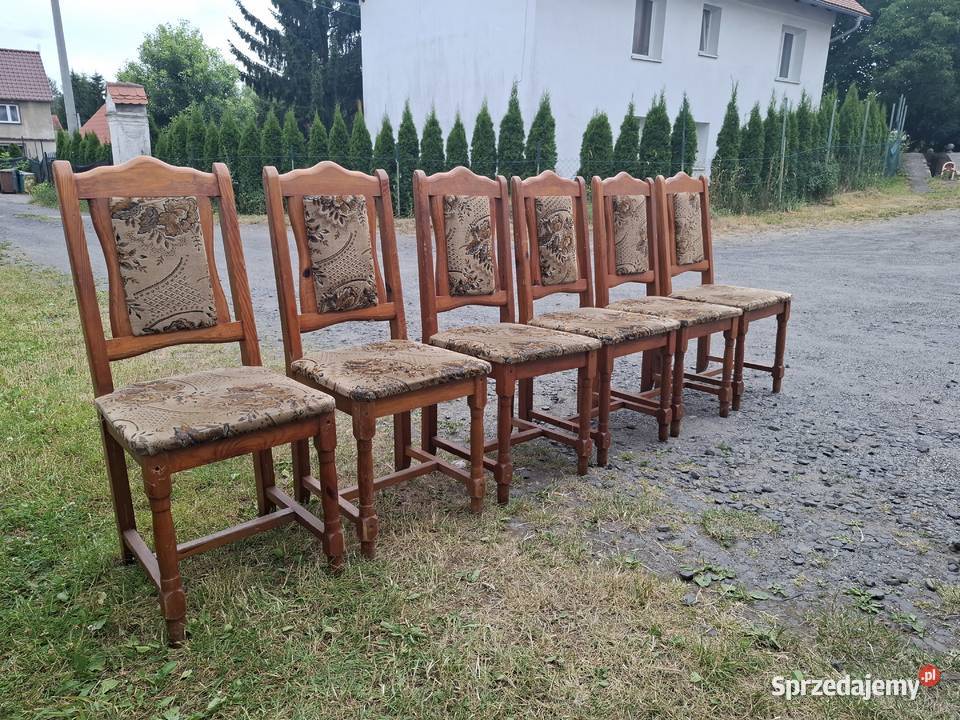 Krzesła Drewniane Stan 40cm