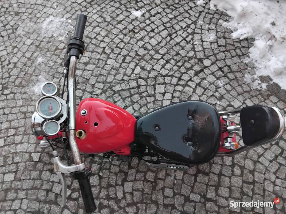Mini pocket bike chopper spalinowy dzieci Konina