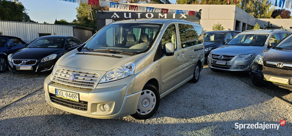 Fiat Scudo LONG 20HDI Nawiewy Panorama 8 Os HAK centralny zamek