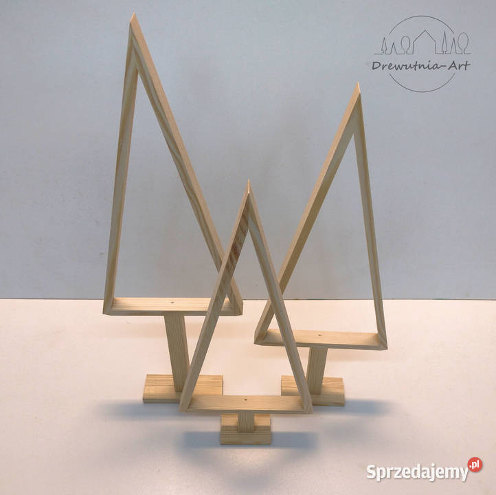 Choinki Drewniane Baza Do Ozdabiania 3 Wysokość