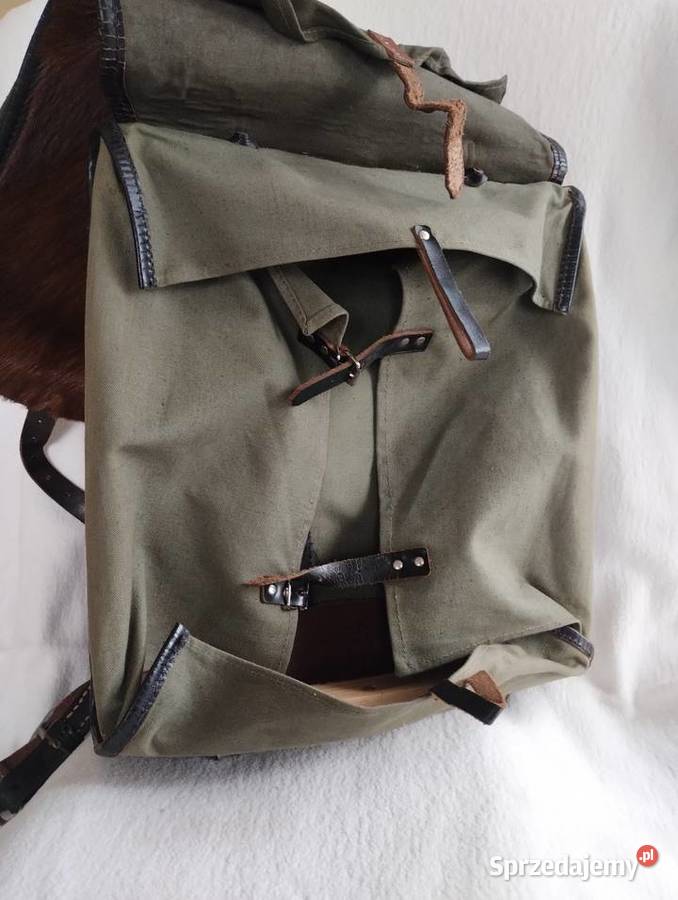 Stary Plecak Sierściuch Wehrmacht Cieszyn