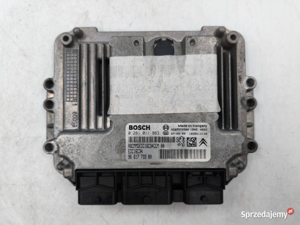 Sterownik Silnika Citroen C4 16 HDI 9661377280 Wyszków